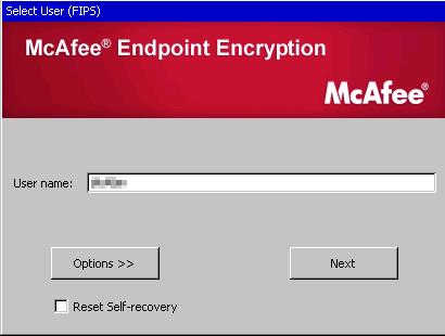 mcafee endpoint encryption hard drive recovery