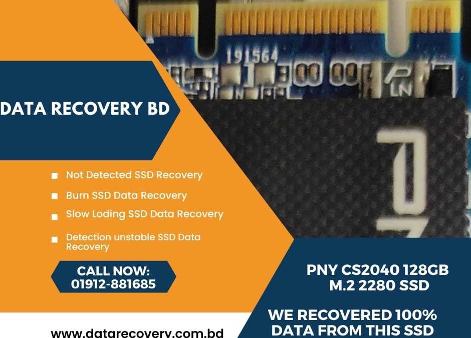PNY CS2040 128 GB SSD Data Recovery