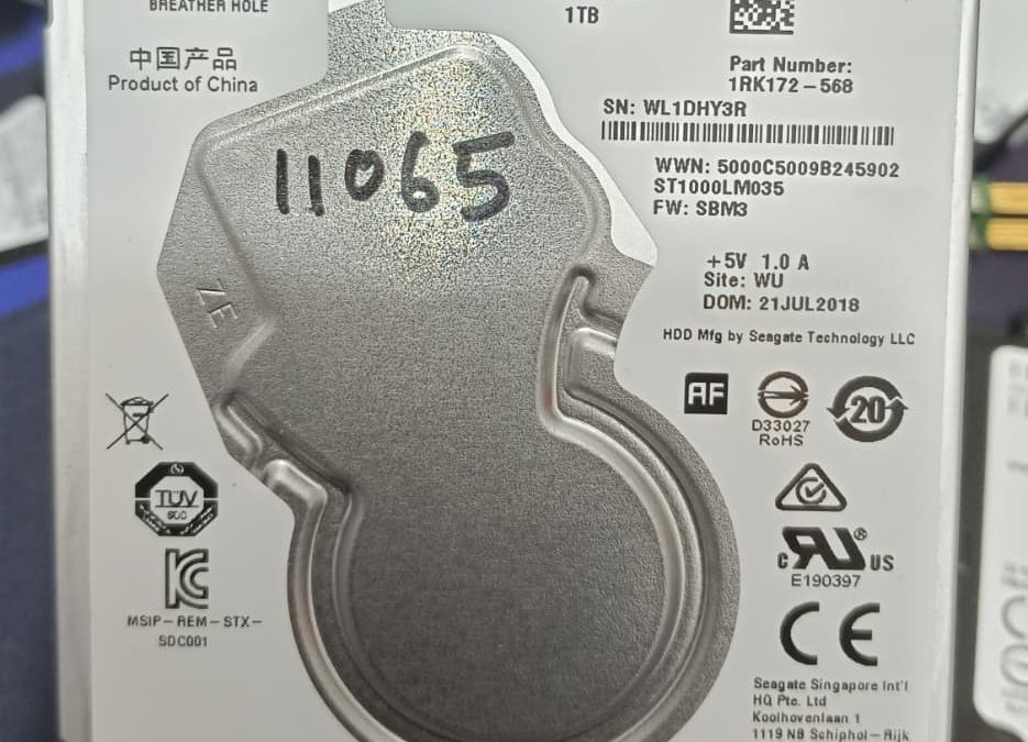 Seagate 1TB Mobile HDD Data Recovery