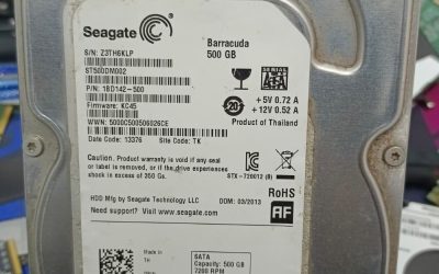 Seagate Barracuda 500GB Desktop HDD Data Recovery